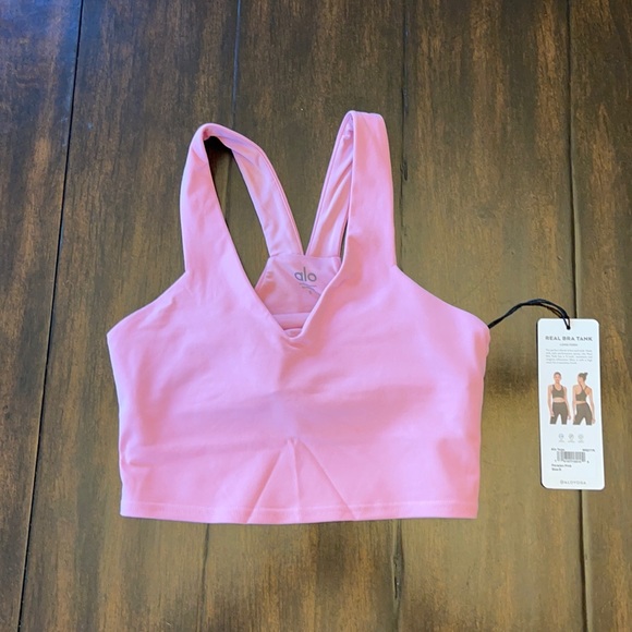 ALO Yoga Other - New! Alo Real Tank Bra Parisian Pink